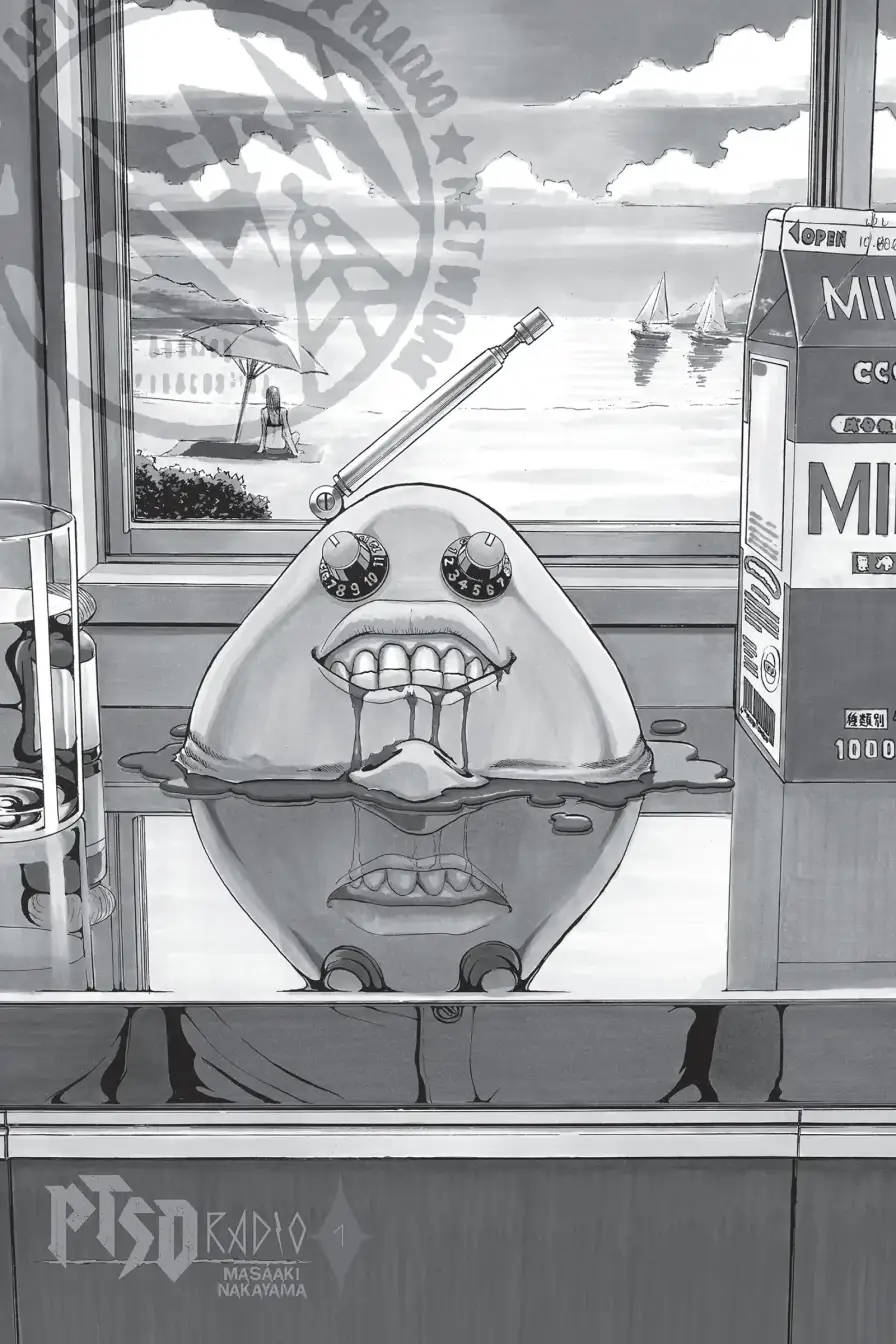 یکی از صفحات مانگا PTSD Radio