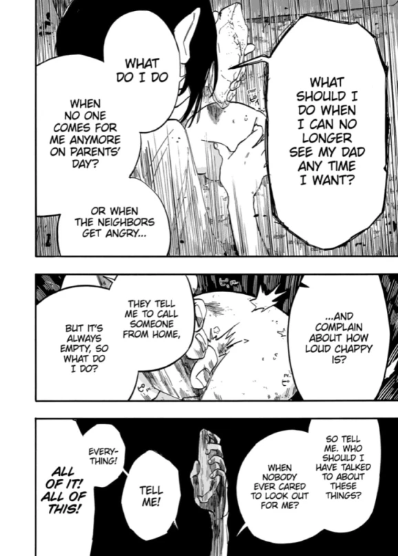 یکی از صفحات مانگا گناه نخستین تاکوپی Takopi's Original Sin