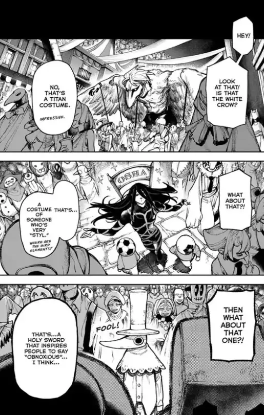 یکی از صفحات مانگا Gachiakuta