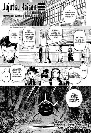یکی از صفحات مانگا Jujutsu Kaisen Modulo